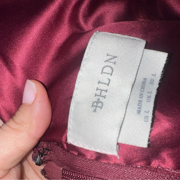 BHLDN NWT Maroon Formal Dress - Picture 6 of 8